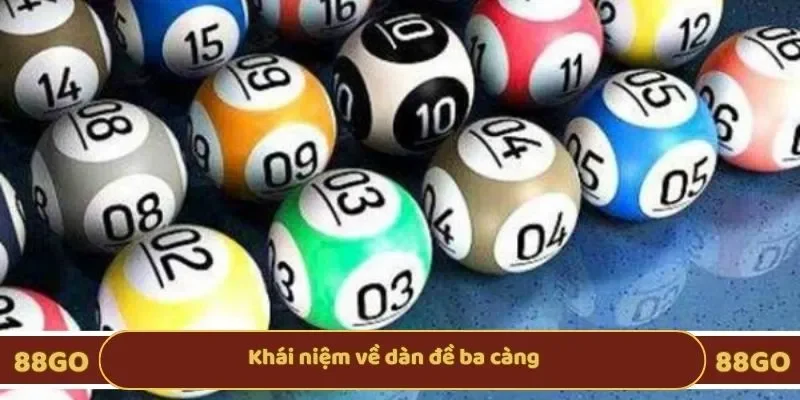 Khái niệm về dàn đề ba càng