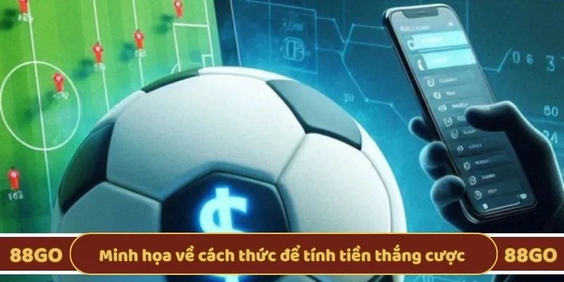 Minh họa về cách thức để tính tiền thắng cược